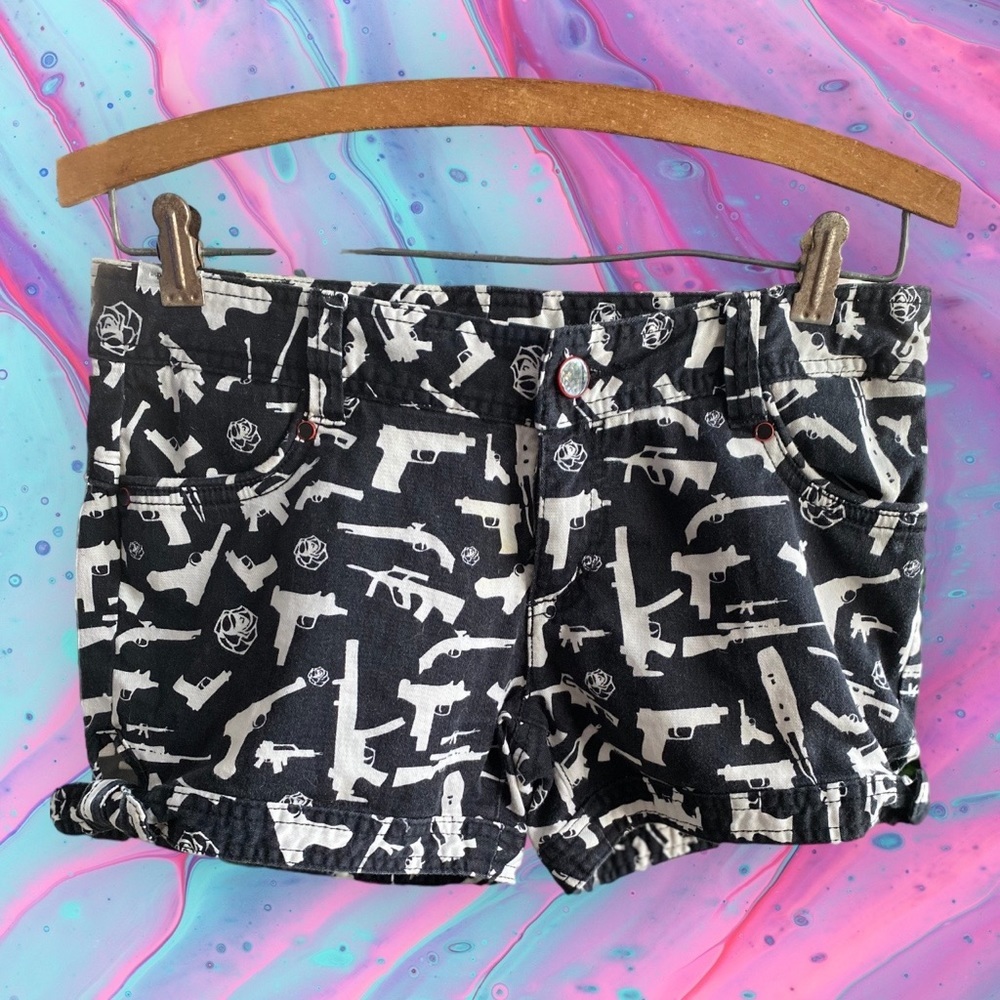 Lee Cooper Denim Reilly shorts Size Medium Sporty Goth Renegade Casual